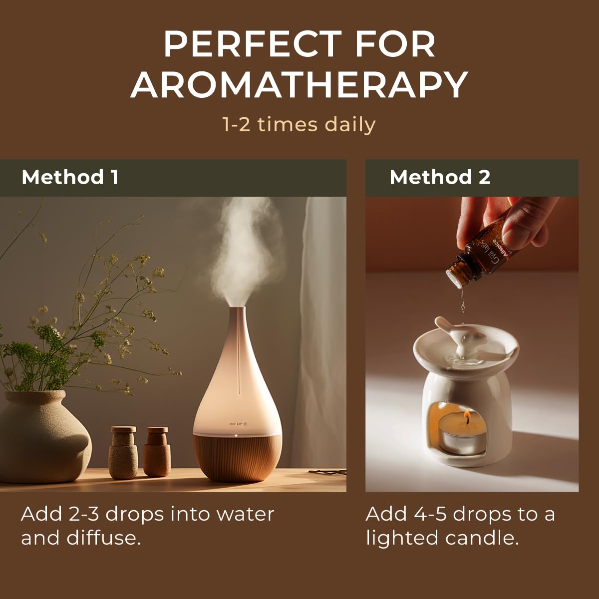 Gya Labs 100% Pure Allspice Essential Oil - 0.34 Fl Oz Natural Oil for Aromatherapy Diffusers, Skin Care, Candle Making & DIY Projects - Sweet Spicy Scent - Perfect for Relaxation, Home Fragrance & Handmade Gifts