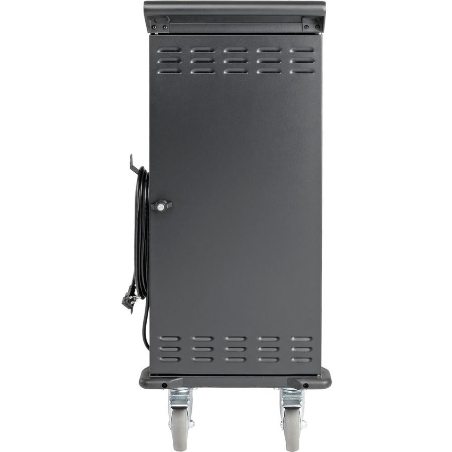 Tripp Lite 27 Device AC Charging Cart - Mobile Charging Station for Schools & Offices - Fast USB Charging for Tablets, Laptops & Phones - Perfect for Classrooms, Libraries & Workplaces