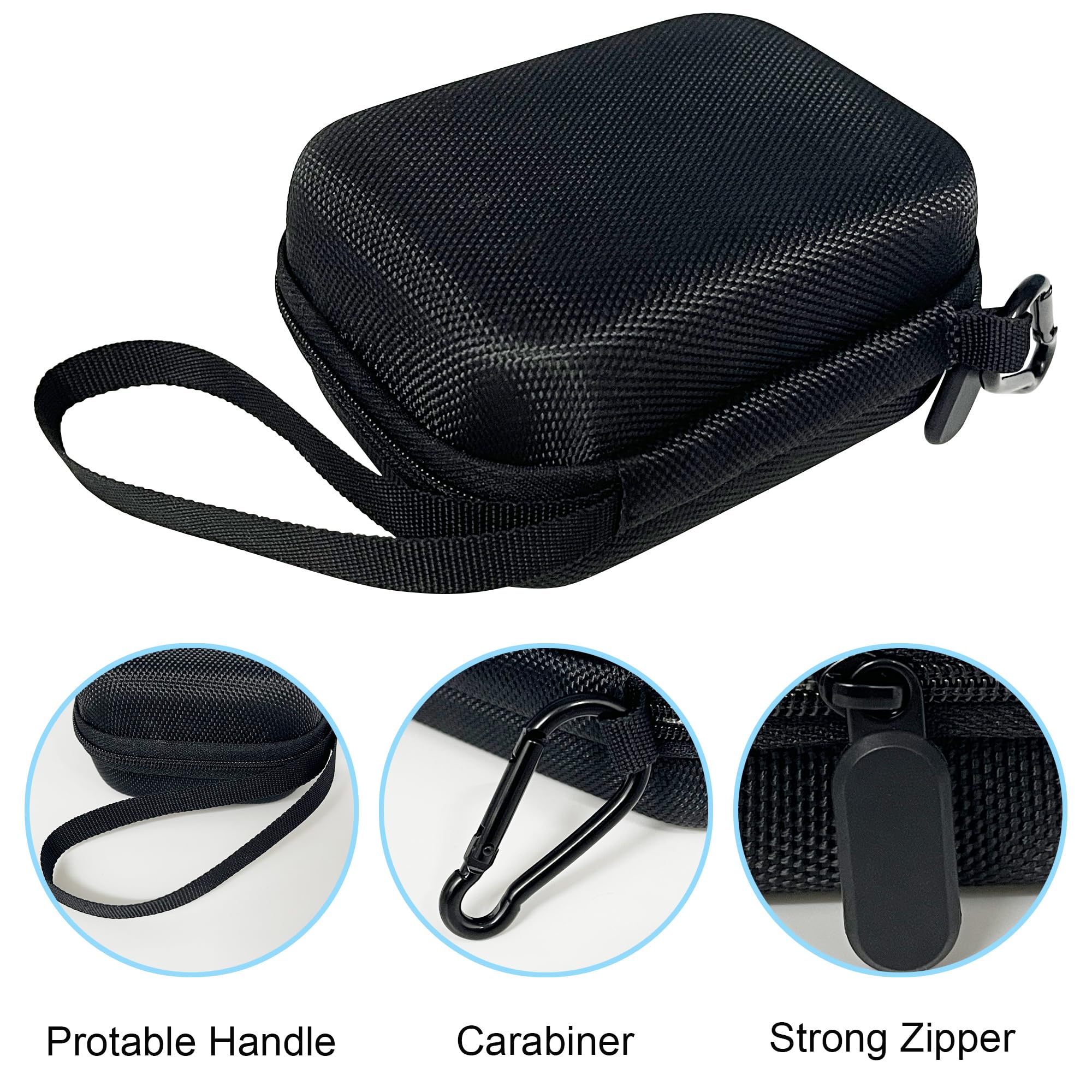 Portable Asthma Inhaler Holder Travel Case - Compact & Lightweight Storage for Adults & Kids (Black + Gray) - Perfect for Travel, Sports & Daily Use