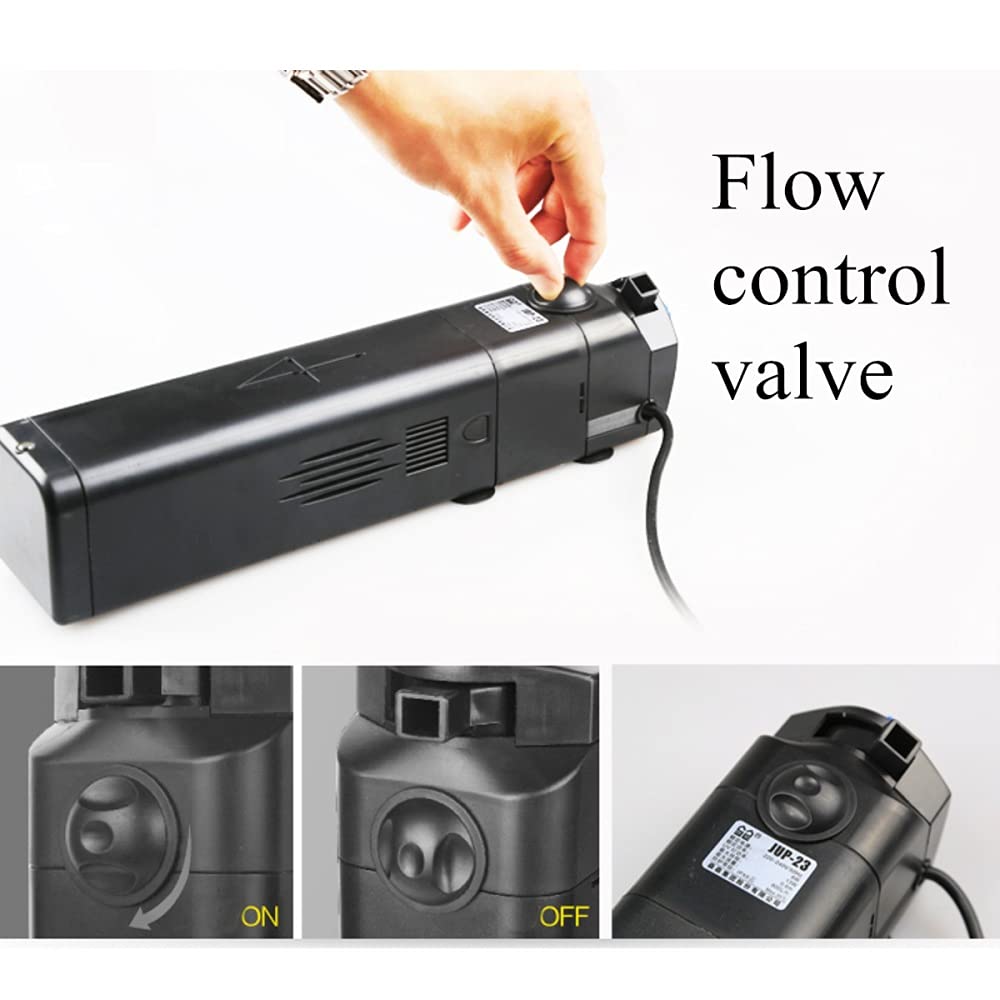 CNZ JUP-23 Aquarium Submersible Power Head with Built-in 13W UV Sterilizer - Water Circulation Pump for Fish Tanks, Ponds & Aquatic Plants | Perfect for Freshwater & Saltwater Aquariums