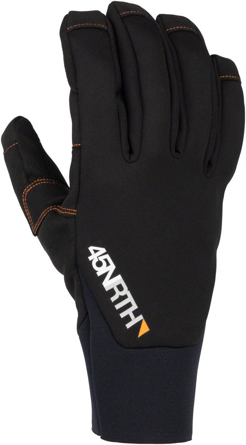 45NRTH 2024 Nokken Gloves - Winter Cycling Gloves for Men & Women, Black Full Finger X Small - Waterproof & Windproof Cold Weather Bike Gloves for Commuting, Mountain Biking & Snow Sports