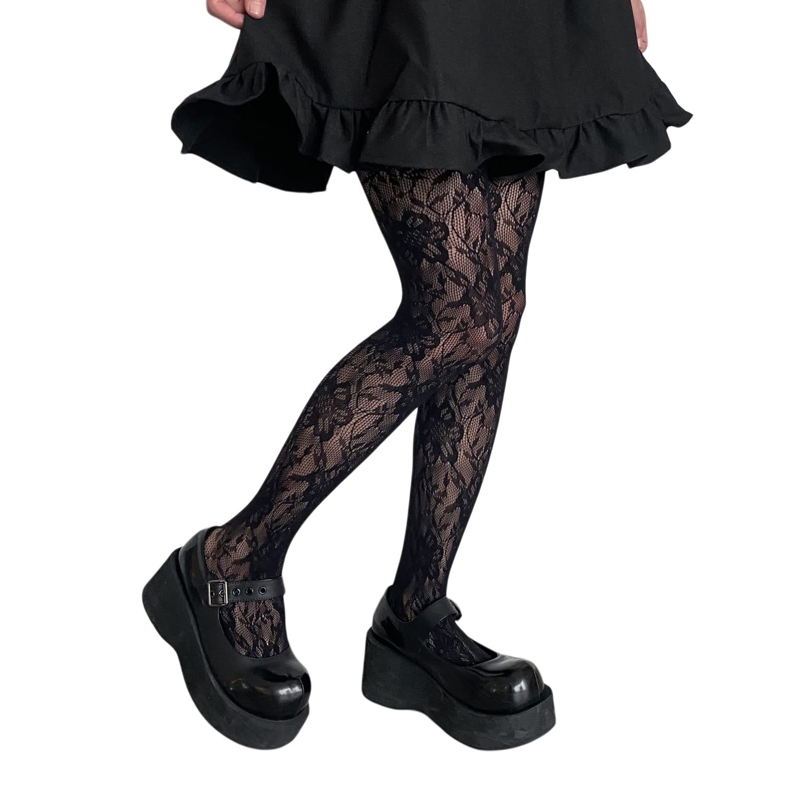 NIKDUCK 2023 New Sexy Gradient Sheer Pantyhose - Y2K Gothic Stockings for Women, See-Through Halloween Stockings - Perfect for Cosplay, Parties & Night Out Outfits