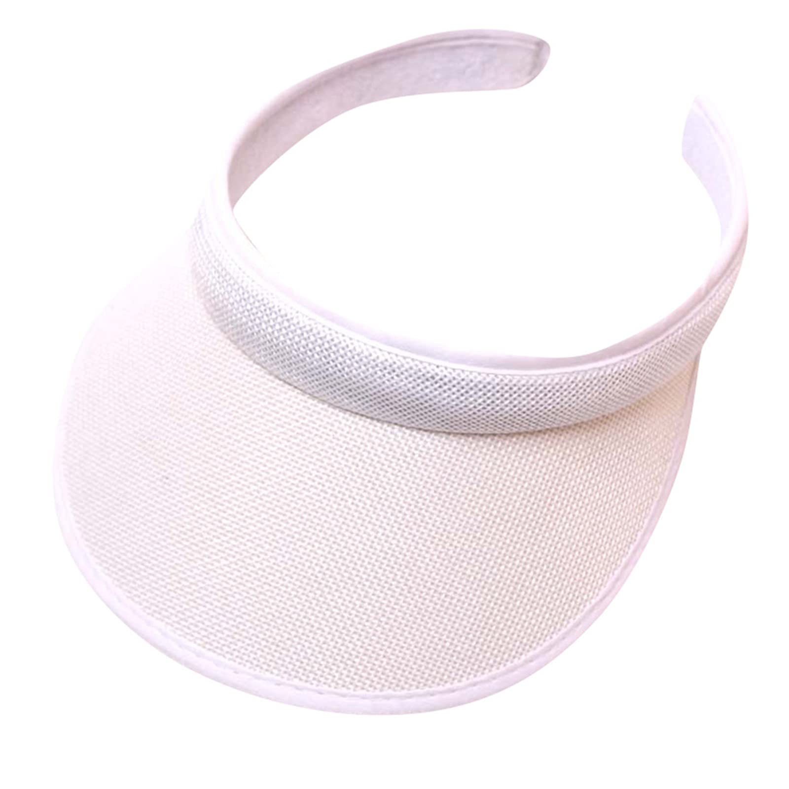 Kids Adjustable Cotton Visor Sun Hat - Breathable Empty Top Cap for Outdoor Sports, Beach & Travel | Perfect for Summer Activities, Running, and Sun Protection