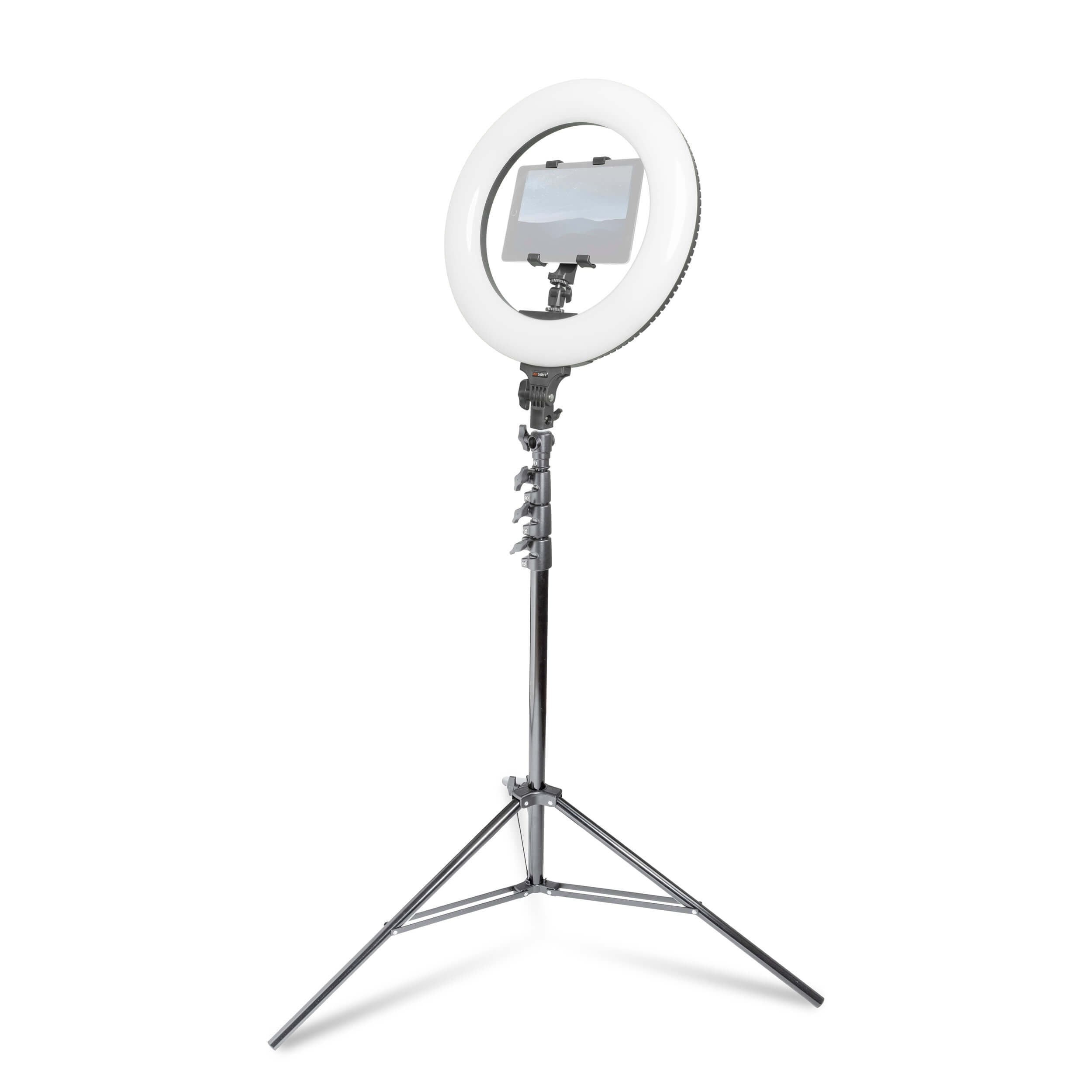 RICO240B II Professional Large LED Ring Light with Stand & Tablet Holder Kit - Perfect for YouTube, TikTok, Live Streaming, Photography, and Video Conferencing