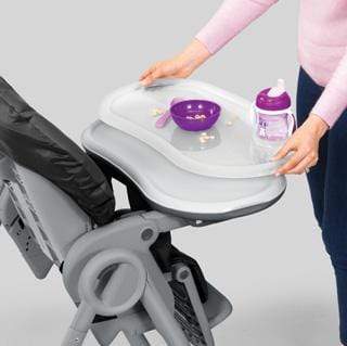 Chicco Polly2Start Highchair - Adjustable Baby Feeding Chair with Removable Tray & Wheels for Easy Cleaning & Mobility - Perfect for Home, Restaurant & Travel Use