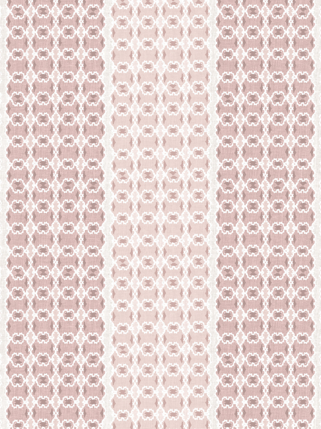 Nathan Turner 'Medallion Stripe' Pink Wallpaper - Elegant Floral Peel & Stick Wallpaper for Bedroom, Living Room & Nursery Decor