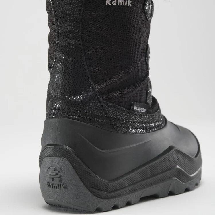Kamik POWDERY 3 Waterproof Winter Boots for Toddler & Girls - Warm Snow Boots for Kids (Sizes 8T to 7) - Perfect for Snow Play, School & Outdoor Winter Activities