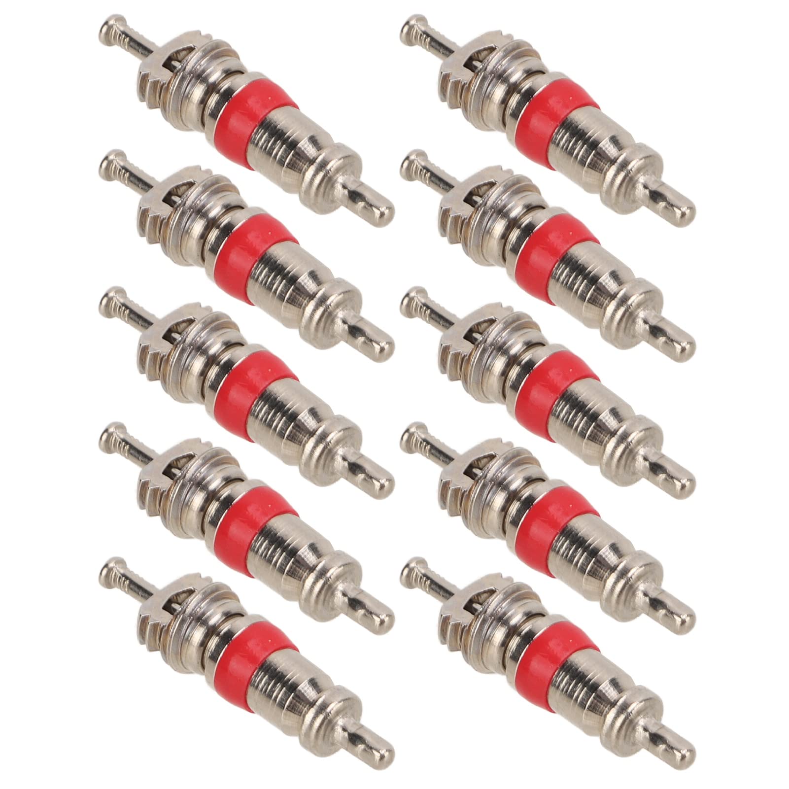 Nickel Plated Copper Tire Valve Core - High Strength & Aging Resistant for Motorcycles, Cars, Trucks & Bikes - Perfect for Off-Roading, Racing & Daily Commuting