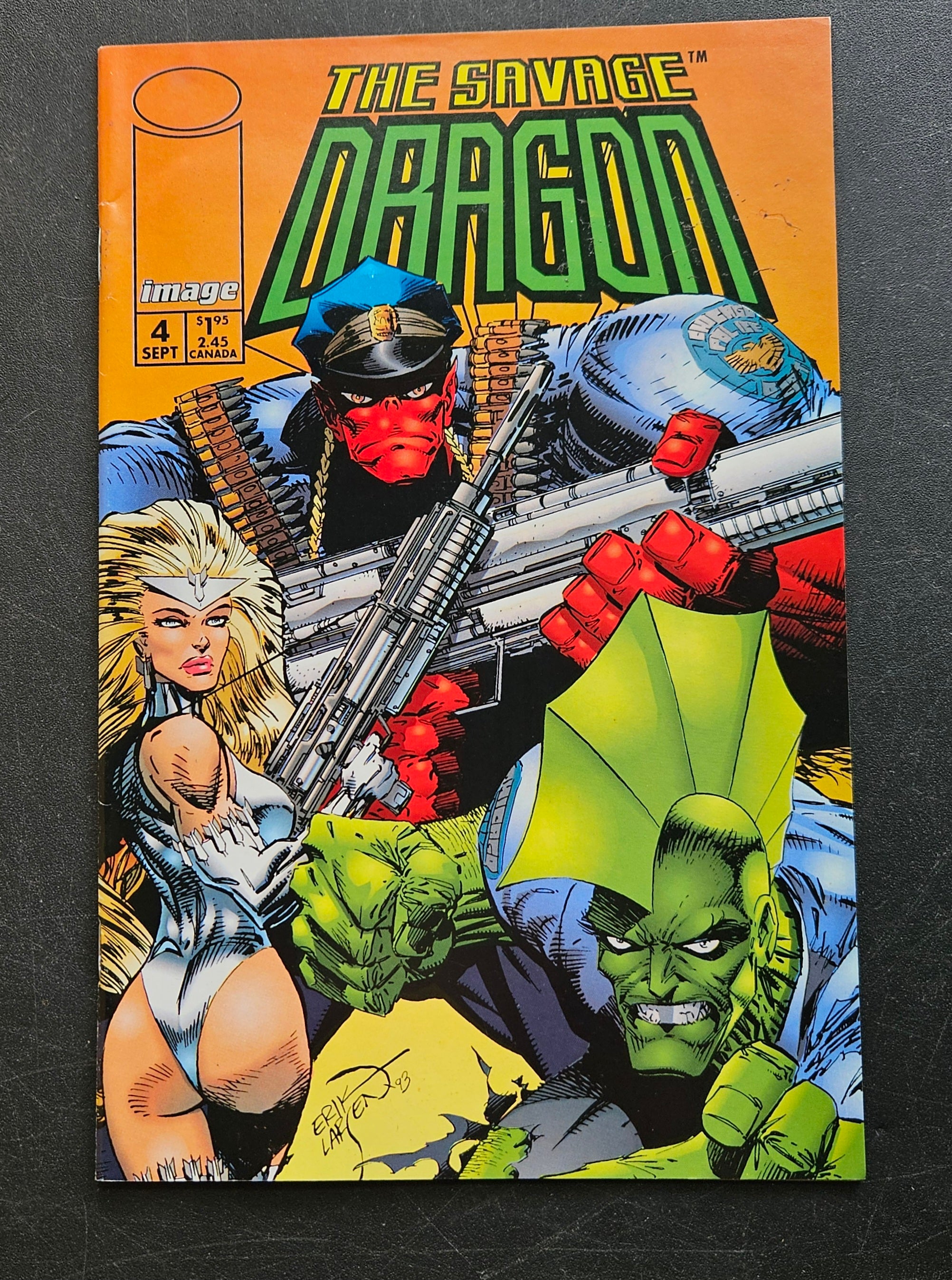 The Savage Dragon Vol. 2 #4 - September 1993 Image Comics - Rare Collectible Comic Book for Superhero Fans & Comic Collectors - Perfect for Display, Gifts, and Investment