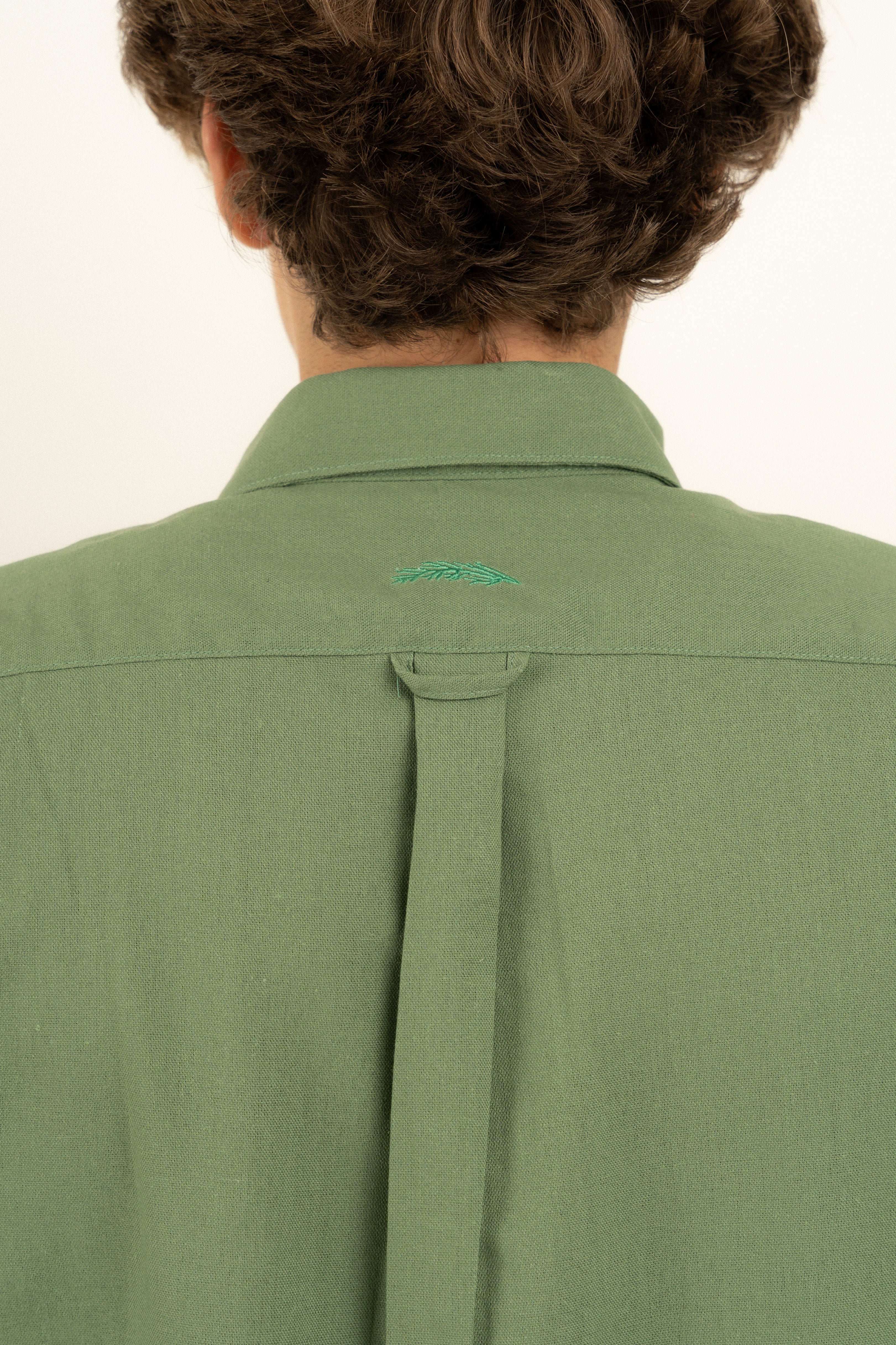 Stylish Cannes Green Linen Shirt for Men - Breathable Summer Casual Wear - Perfect for Beach Vacations, Outdoor Events & Date Nights