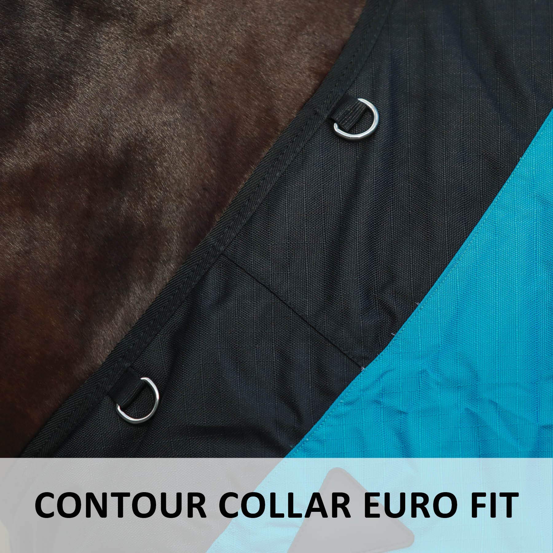 Classic II Surcingle Horse Turnout Blanket - Waterproof Winter Horse Blanket with Contour Collar | 1200D Ripstop Durable Fabric | Ideal for Cold Weather Riding & Stable Use