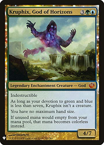 Magic: The Gathering - Kruphix, God of Horizons Mystery Booster Card - Journey into Nyx Expansion | Collectible Trading Card Game for MTG Players & Deck Builders | Perfect for Commander, Modern & Casual Play