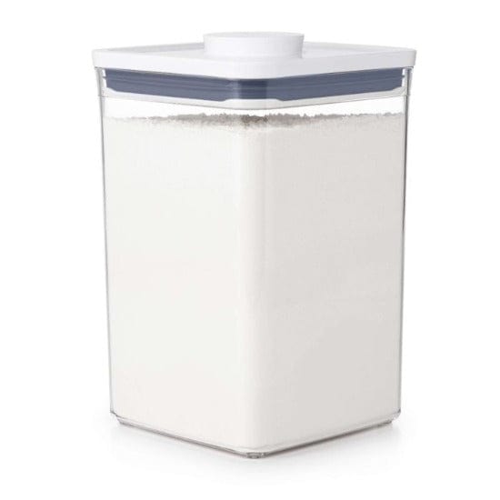 OXO POP Container - Airtight Food Storage, 4.4 Quart (4.2 Liter) Big Square Medium Container for Kitchen Pantry Organization | Perfect for Cereal, Flour, Sugar & Dry Goods Storage