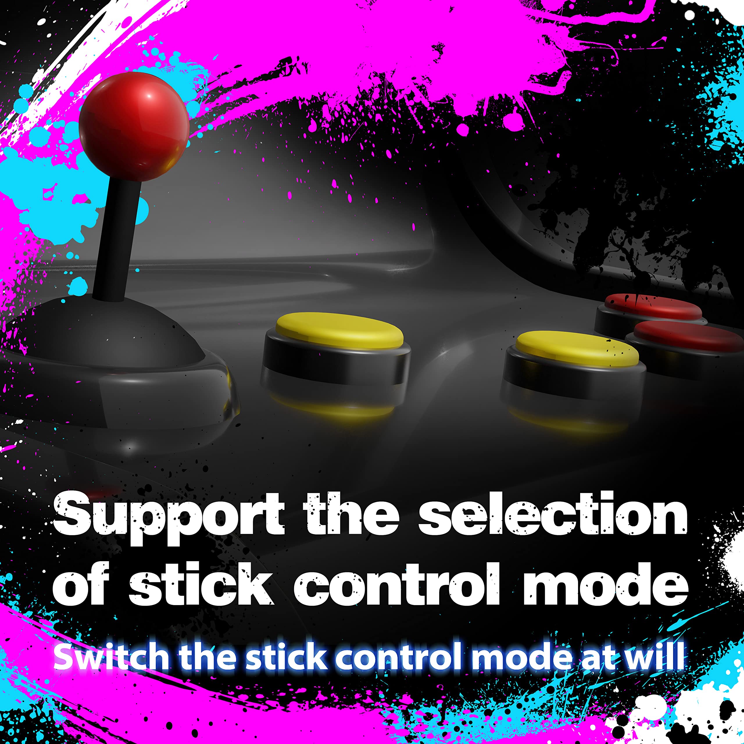 Brook Universal Fighting Board Fusion - Preinstalled Header Version for PS5 Fighting Games, Compatible with Street Fighter 6 & Tekken 8 | Perfect for Competitive Gaming & Arcade-Style Play at Home