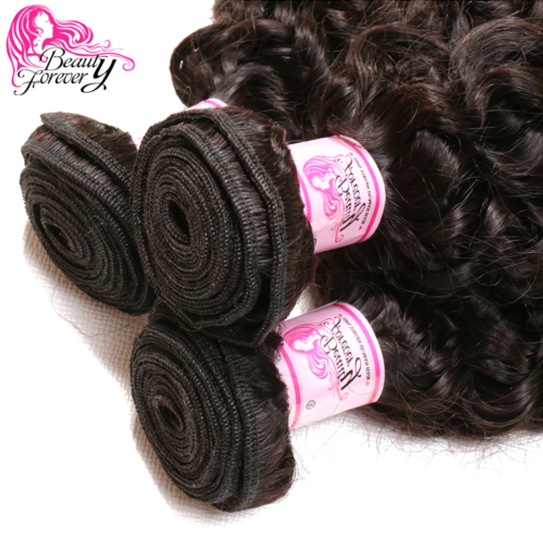 100% Brazilian Virgin Remy Curly Hair Extensions - 4 Bundles Unprocessed Human Hair Weave (18 20 22 24 Inch) Natural Color for Styling & Volume | Perfect for Daily Wear, Parties & Special Occasions