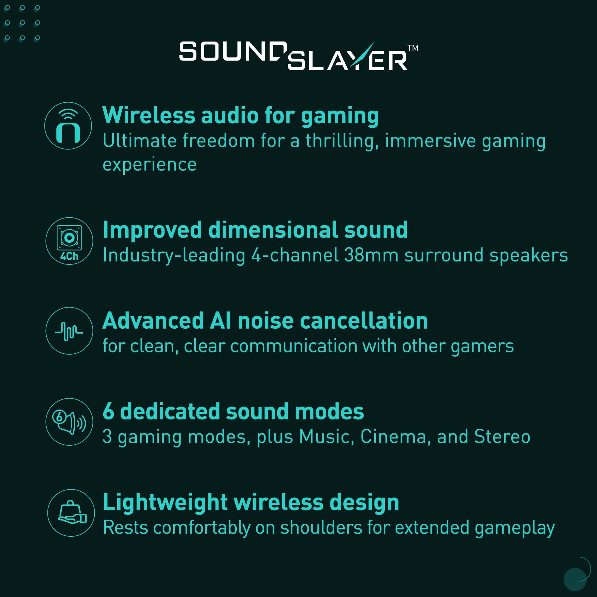 Panasonic SC-GNW10 Wireless Neck Speaker - Lightweight Wearable Speaker with Built-in Mic for Gaming, Movies & Music | Immersive 3D Sound | Perfect for Home Theater, Gaming Sessions & Outdoor Activities (Black)
