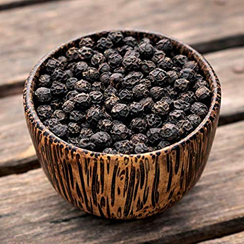 USDA Organic Whole Black Tellicherry Peppercorns - 1 lb. Steam Sterilized All Natural Black Pepper - Perfect for Grinder Refill - Ideal for Cooking, Seasoning & Gourmet Dishes