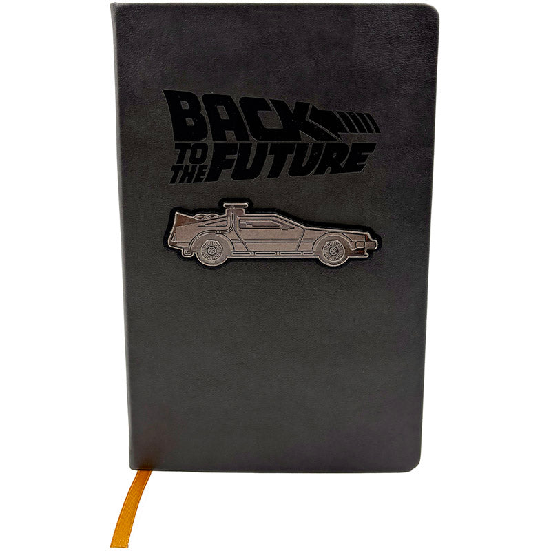 Back to the Future Time Machine Hardcover Notebook - Vintage Movie Inspired Writing Journal for Fans, Perfect for Gift, Collecting & Sci-Fi Enthusiasts