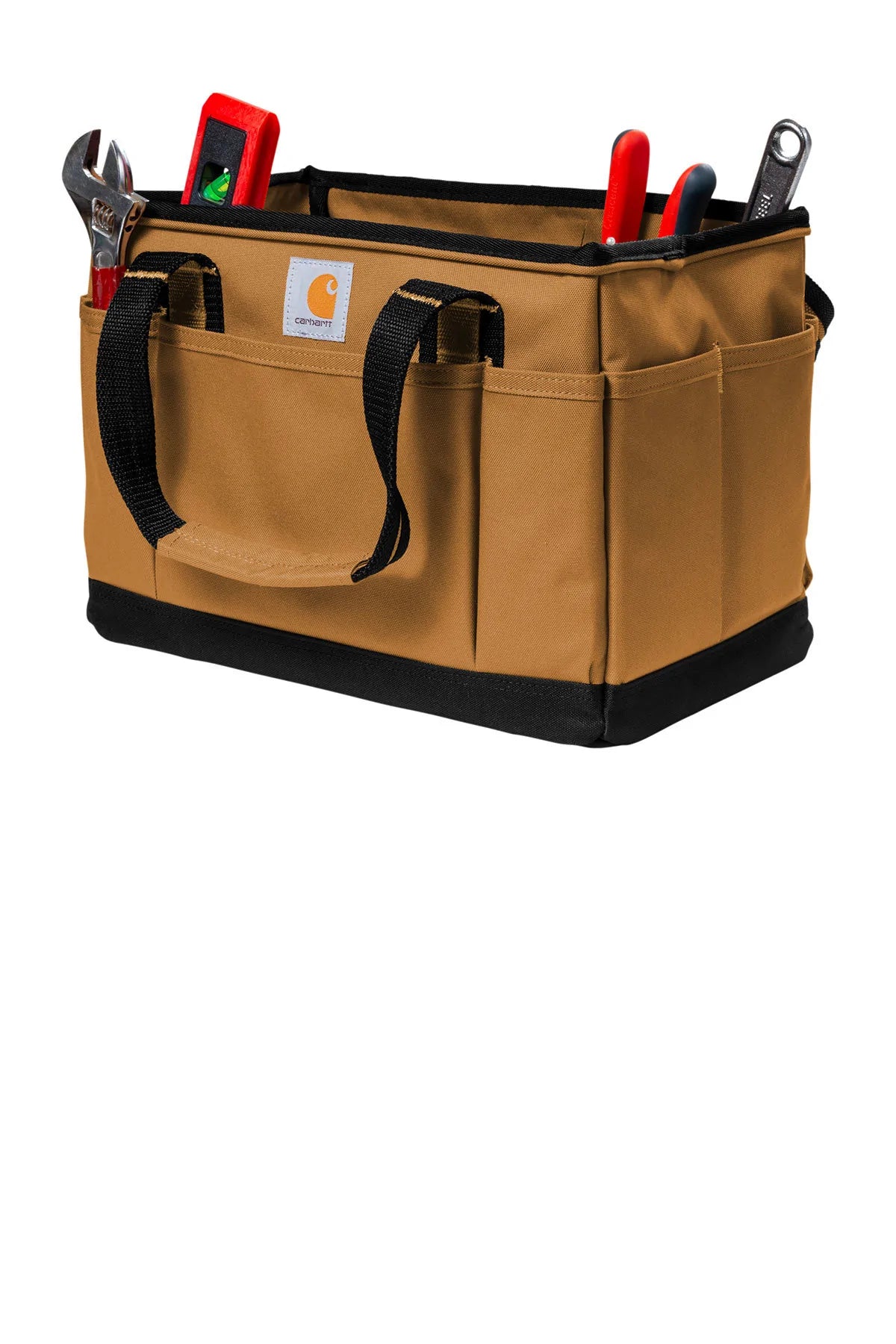 Carhartt Utility Custom Totes - Durable Work Tote Bag in Carhartt Brown for Construction, Job Sites & Everyday Carry | Heavy-Duty Work Bag for Tools & Gear