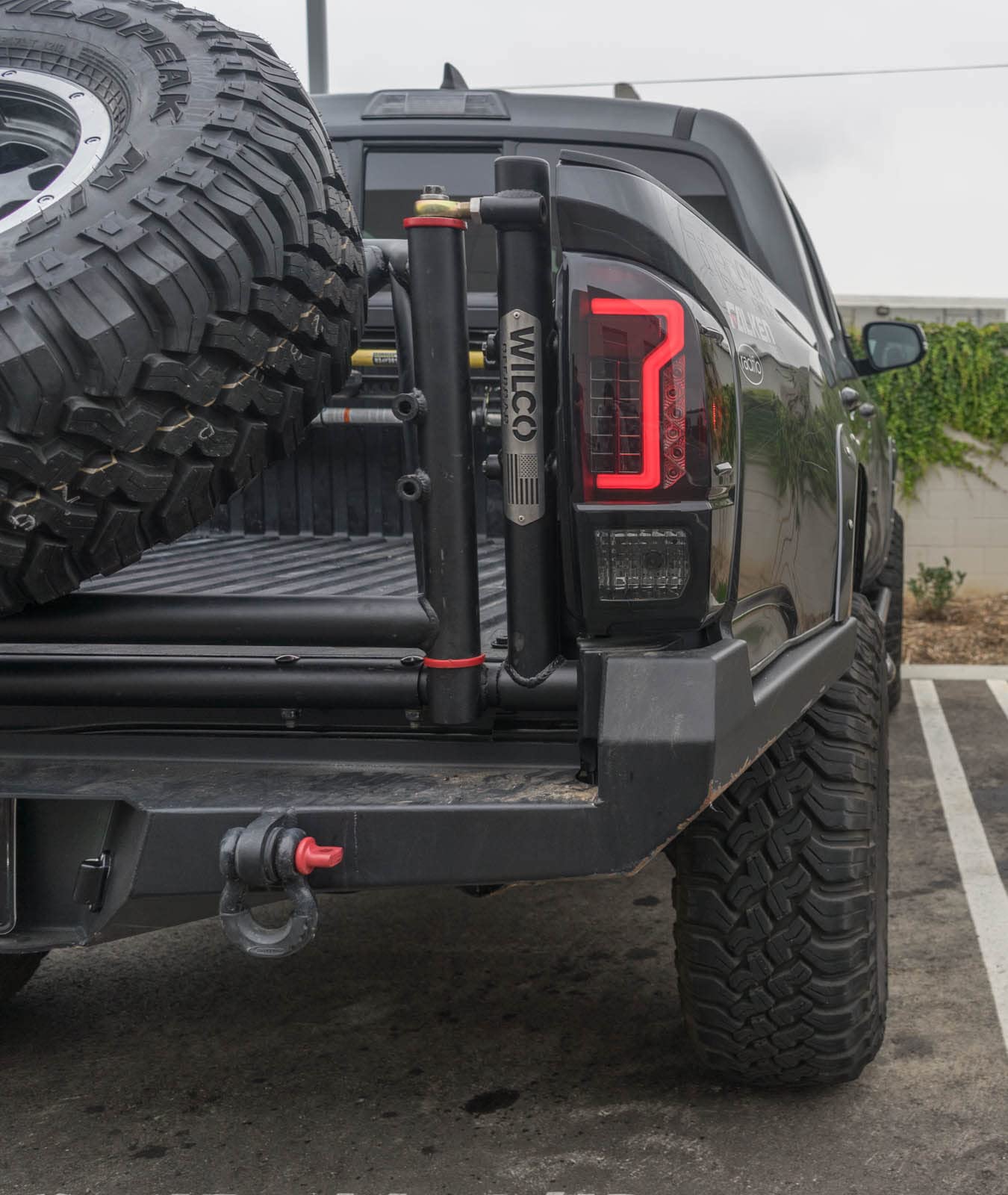 AUTOWIKI LED Tail Lights for 2016-2023 Toyota Tacoma - Black Housing & Smoke Lens Replacement Pair (Driver & Passenger Side) - Perfect for Night Driving & Enhanced Safety