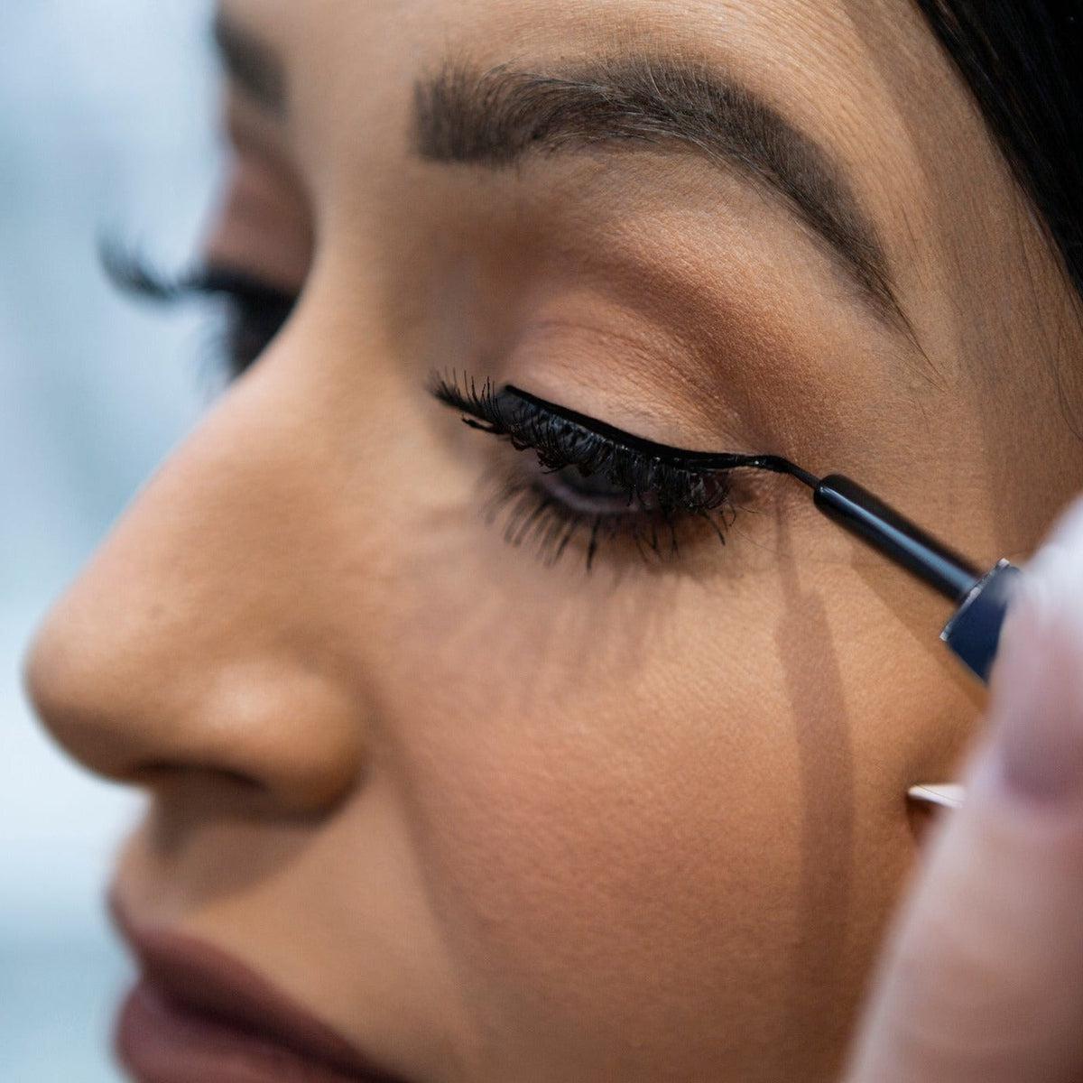 Nourish & Line Liquid Eyeliner - Waterproof Smudge-Proof Eyeliner Pen for Precise Winged Liner - Long Lasting Vegan Eye Makeup for Daily Use & Special Occasions