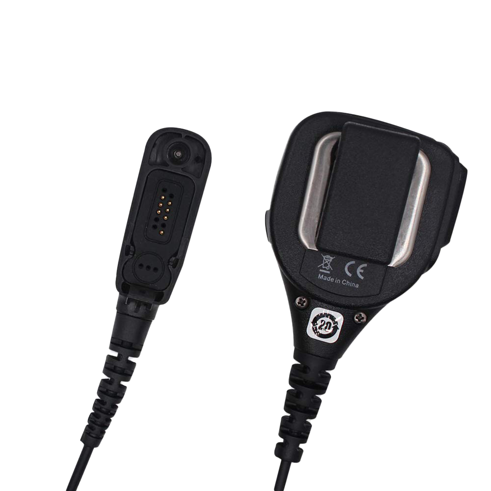Motorola PMMN4024 UL Approved Two-Way Radio Speaker Mic - Hands-Free Communication for Construction, Security & Outdoor Activities