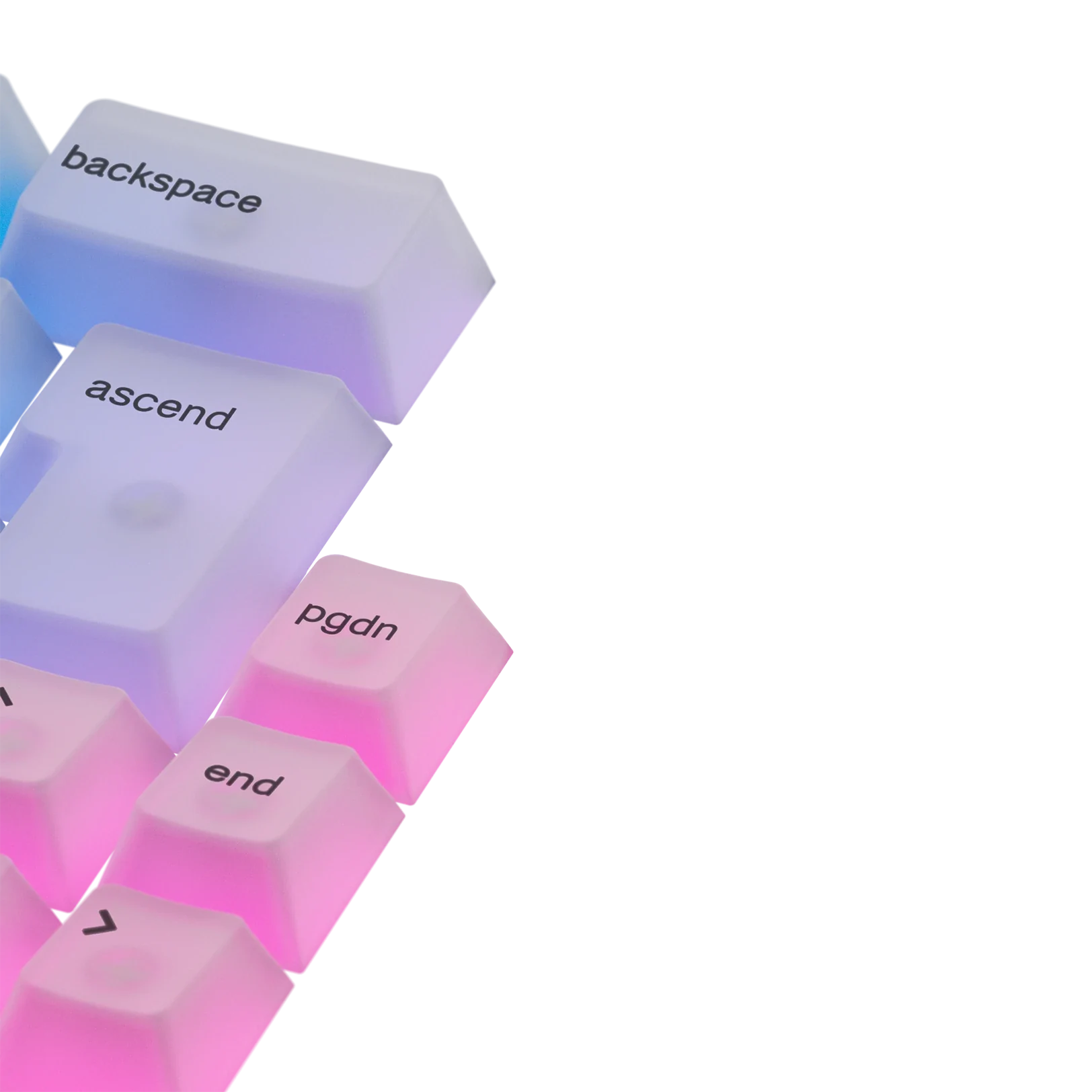Polychroma Keycaps for Mechanical Keyboards - Custom RGB Backlit Keycaps for UK Layout (Ideal for Gaming, Typing & Office Use)