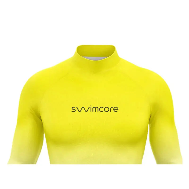 Swimcore Men's Rash Guard Long Sleeve UPF 50+ Sun Protection - Quick Dry Swim Shirt for Surfing, Swimming & Beach Activities