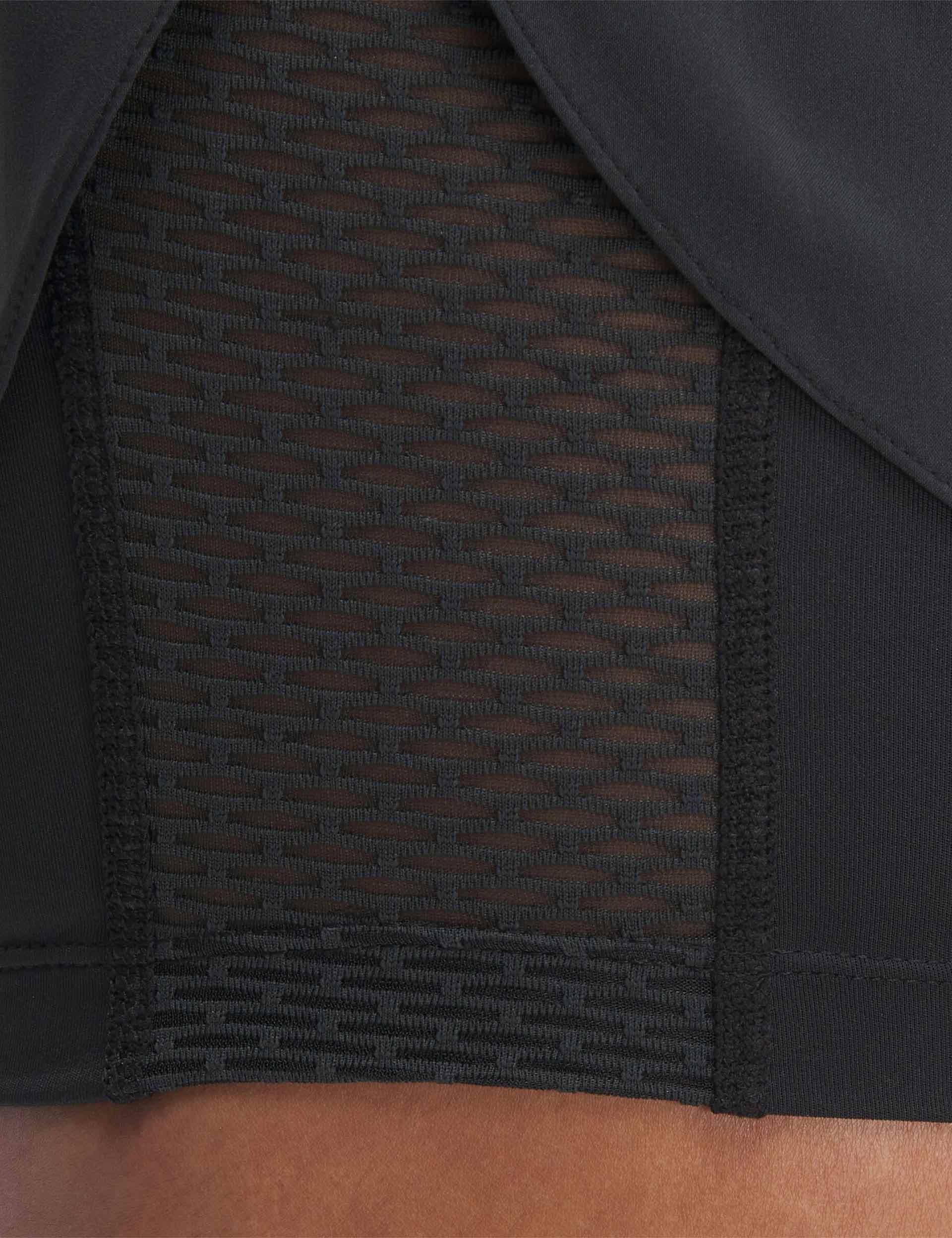 2 in 1 Running Shorts with Built-in Liner - Night Black | Moisture-Wicking & Breathable for Men's Workout, Gym & Outdoor Activities