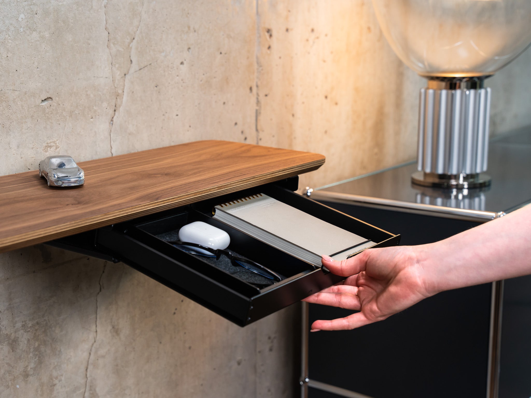 Wall Cockpit Large - Premium Wall-Mounted Organizer for Home & Office - Perfect for Keys, Mail, and Small Essentials