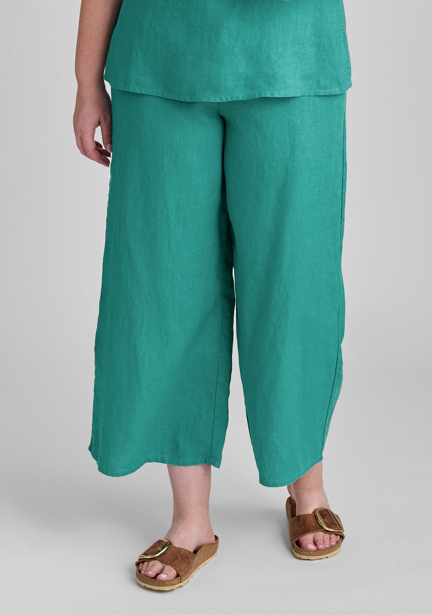 Obi Pant Linen Tie Pants for Women - Comfortable High Waisted Loose Fit Trousers for Summer, Beach, Yoga and Casual Wear