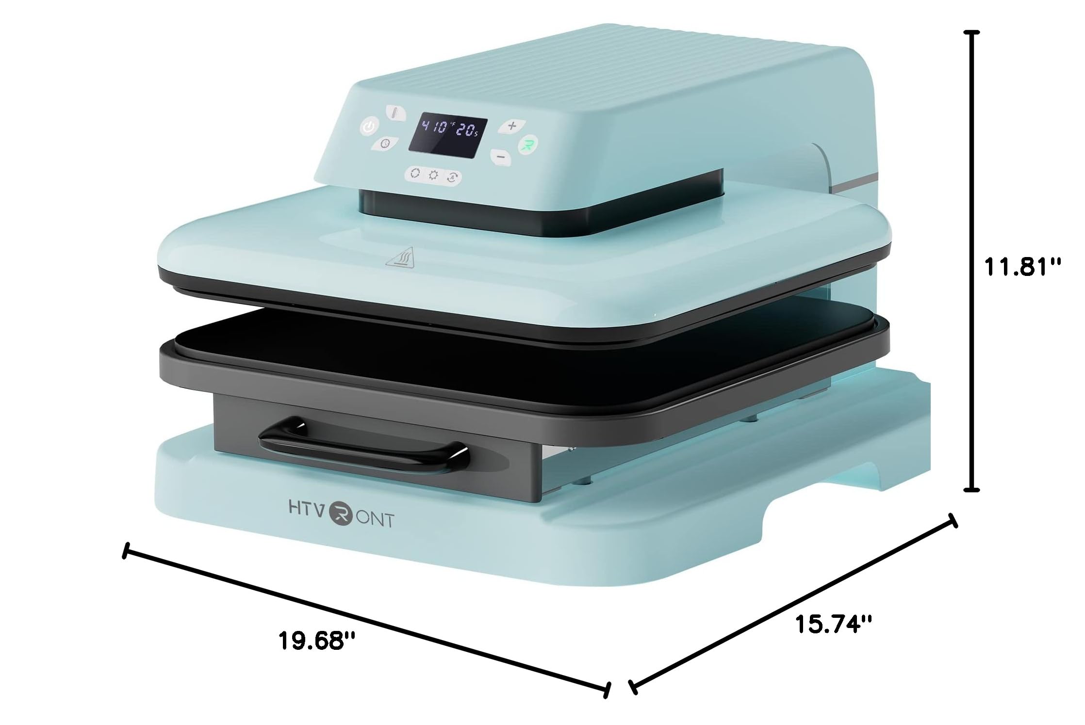 HTVRONT 15x15 Auto Heat Press Machine for T-Shirts - Fast Heating & Even Heat Distribution - Perfect for HTV, Sublimation & Heat Transfer Projects - Ideal for DIY Crafts, Custom Apparel & Small Business Printing
