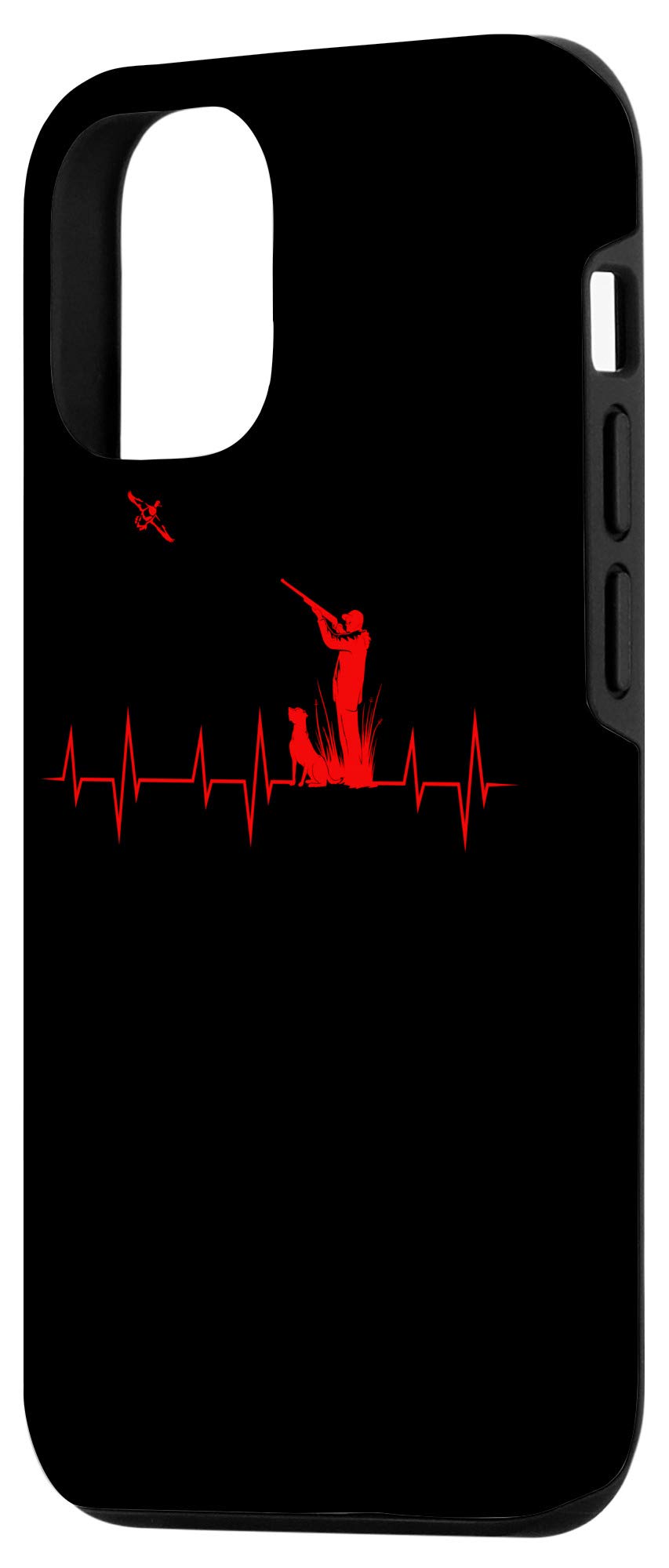 iPhone 12/12 Pro Duck Hunting Heartbeat Case - Funny Animal Hunter Gift for Outdoorsmen (Perfect for Hunting Trips & Outdoor Adventures)