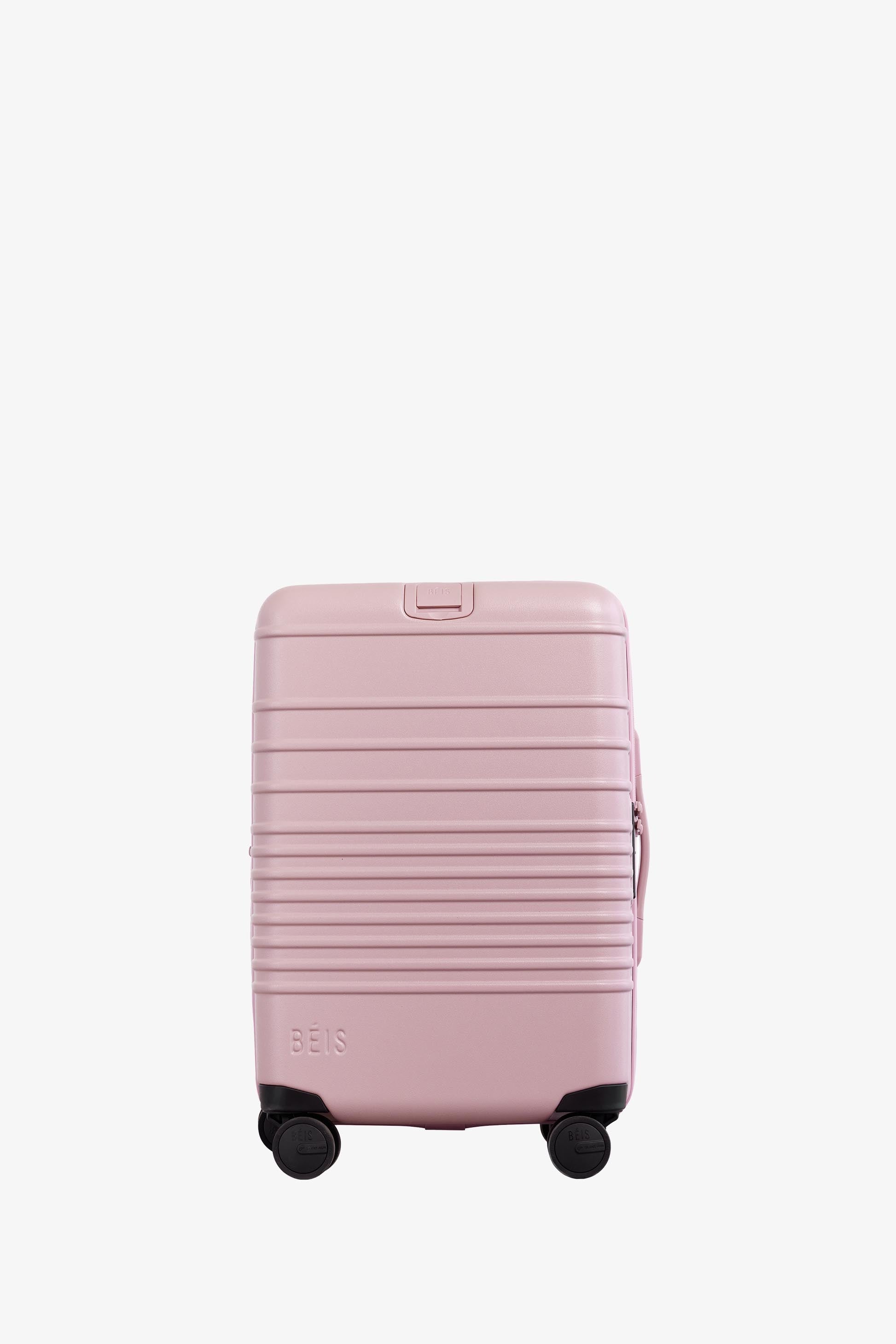 Atlas Pink Carry On Roller Luggage - Lightweight Spinner Suitcase for Travel, Business Trips & Weekend Getaways