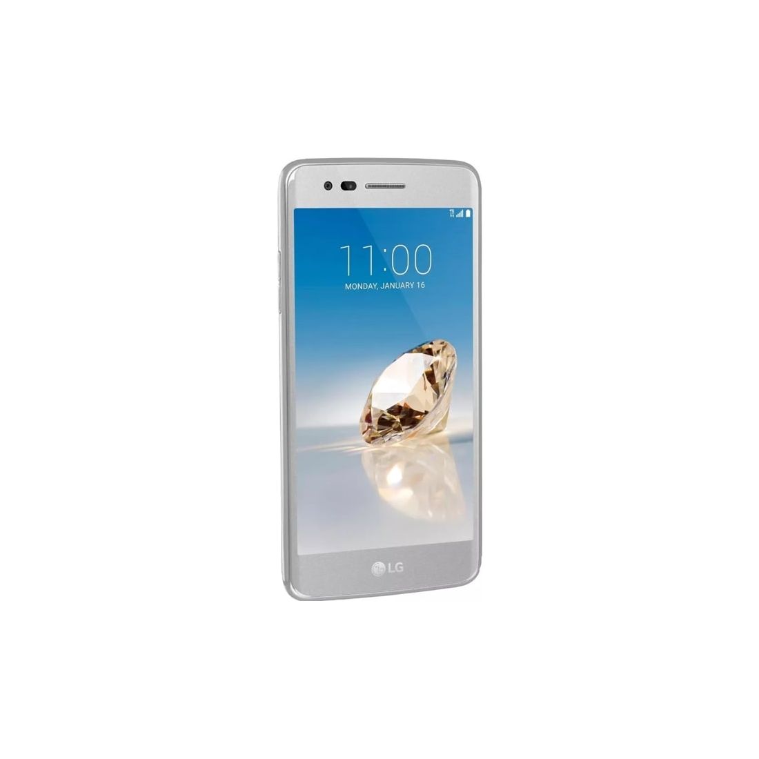 LG Aristo MS210 16GB White MetroPCS Smartphone - Unlocked Android Cell Phone for Metro by T-Mobile, Perfect for Streaming & Social Media