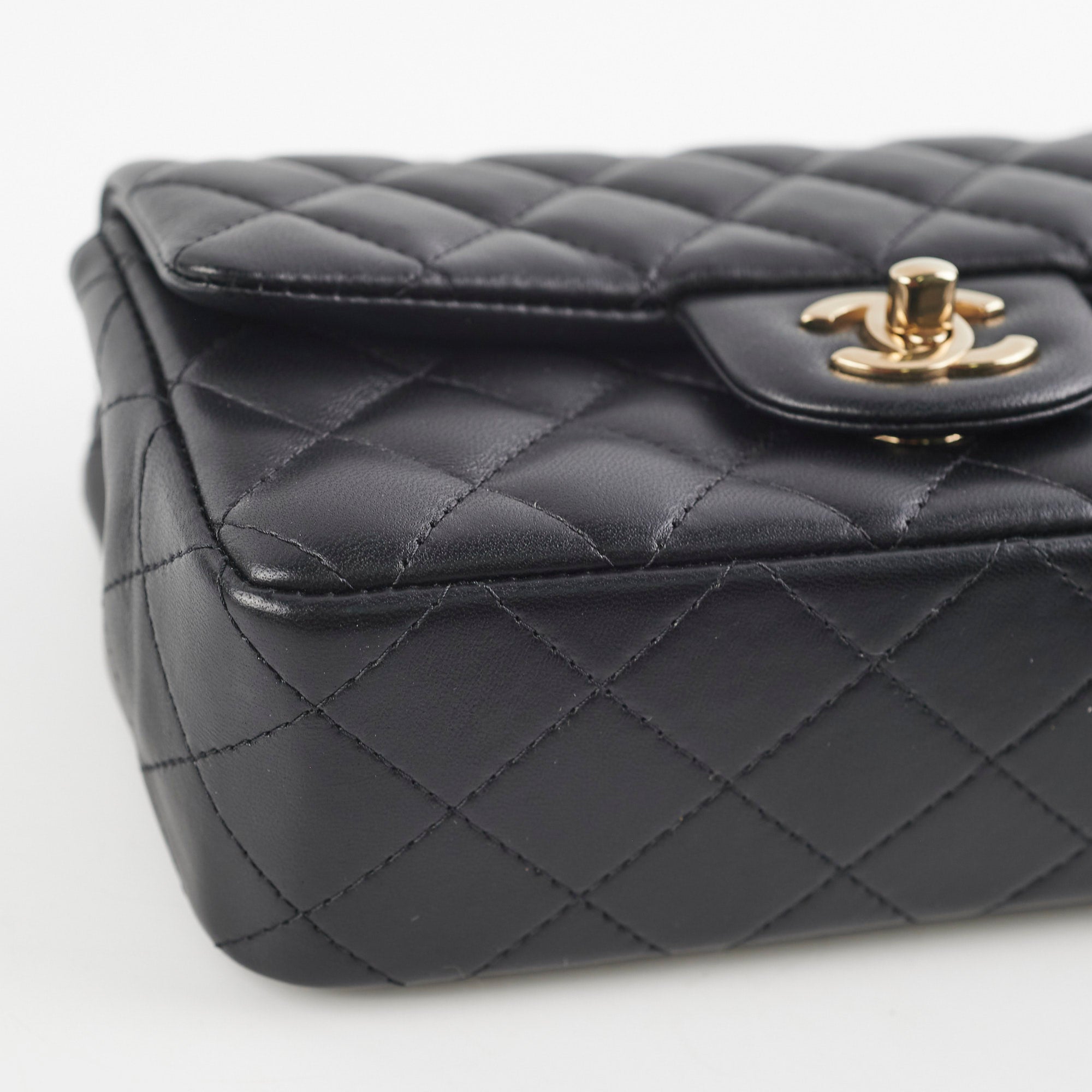 Chanel Mini Rectangular Lambskin Black Crossbody Bag - Luxury Designer Handbag for Women, Perfect for Evening Parties & Special Occasions