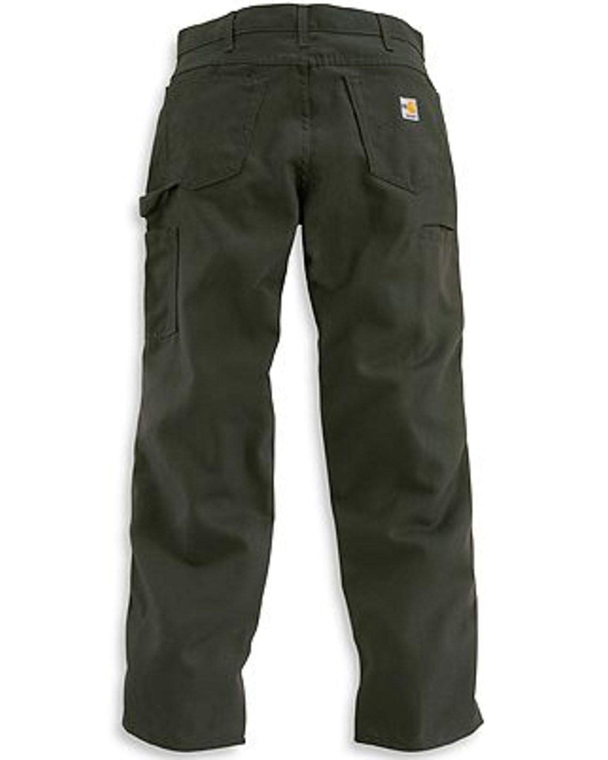 Carhartt Men's Flame-Resistant Midweight Canvas Work Pants - Loose Fit for Comfort & Safety - Ideal for Construction, Welding & Industrial Work
