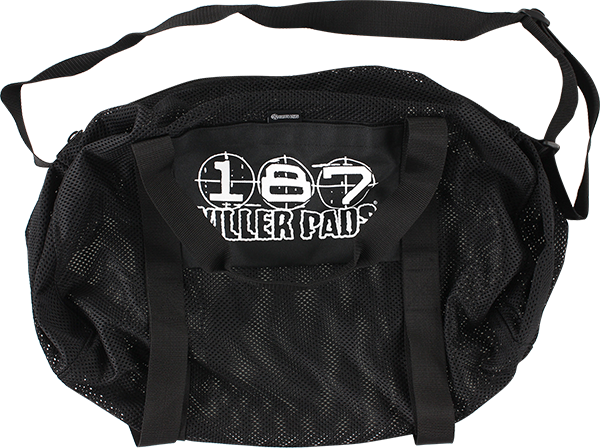 187 Duffle 10 - Premium Black Duffle Bag for Gym, Travel & Sports | Heavy-Duty Carry-On Luggage for Men & Women