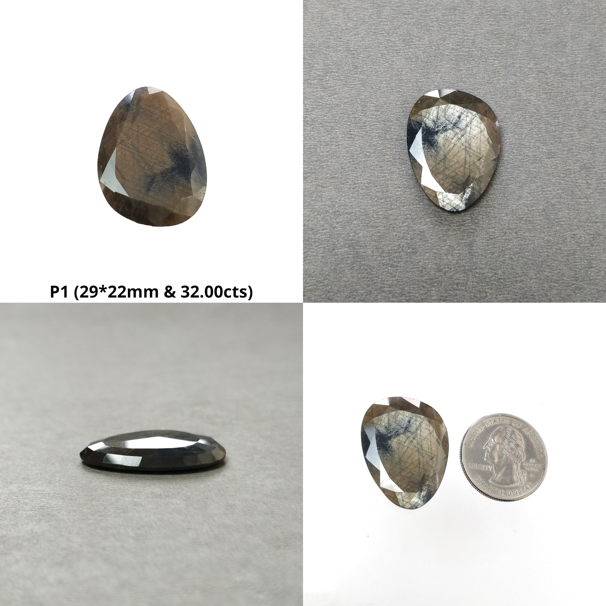 Natural Untreated Golden Brown Chocolate Sapphire Gemstone - Oval Cabochon Cut for Jewelry Making, Engagement Rings & Unique Gifts