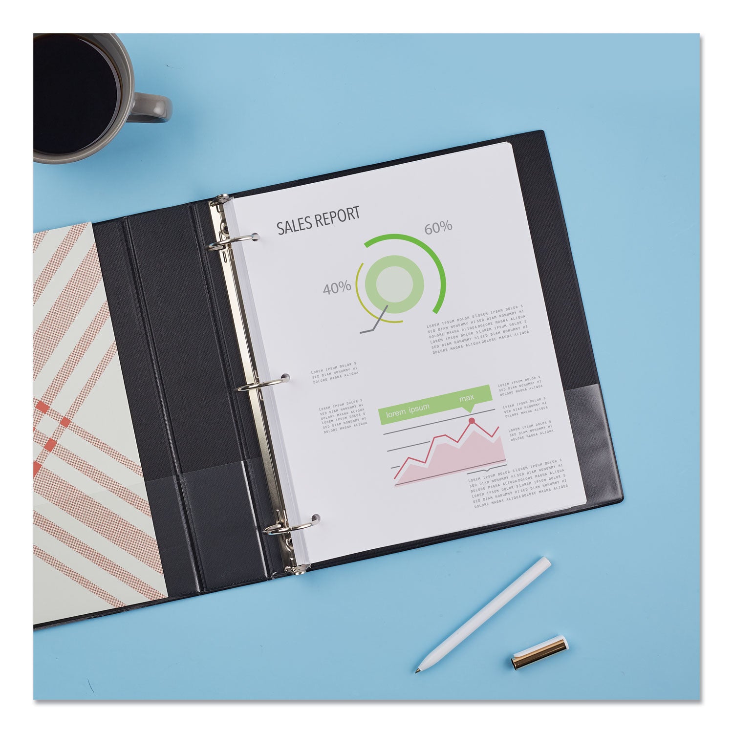 Avery® Economy 3-Ring Binder with Round Rings - 1.5