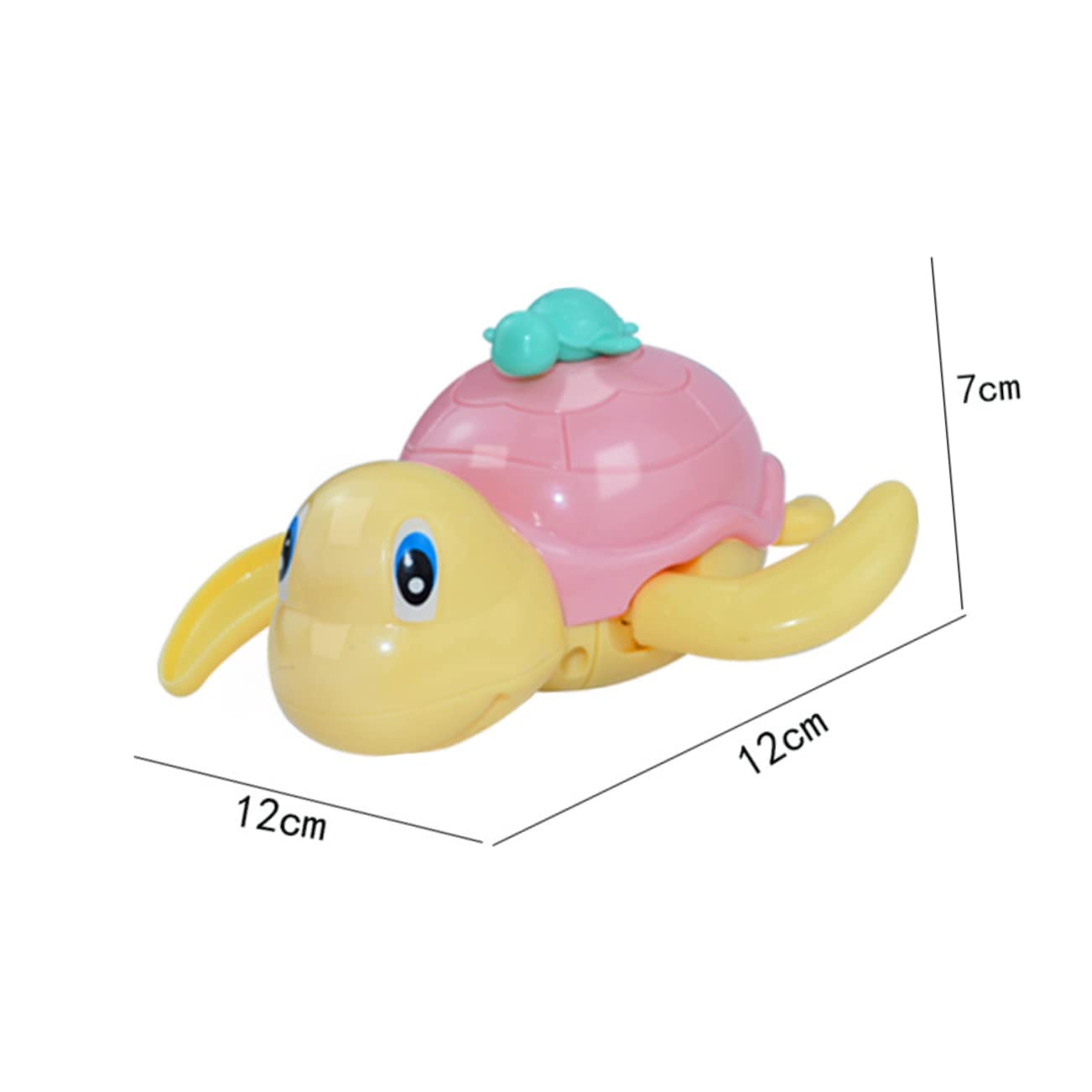 TOYANDONA 4-Piece Wind-Up Bath Toys Set - Fun Clockwork Swimming Animals for Kids Bath Time & Pool Play - Perfect Water Play Toys for Toddlers & Infants