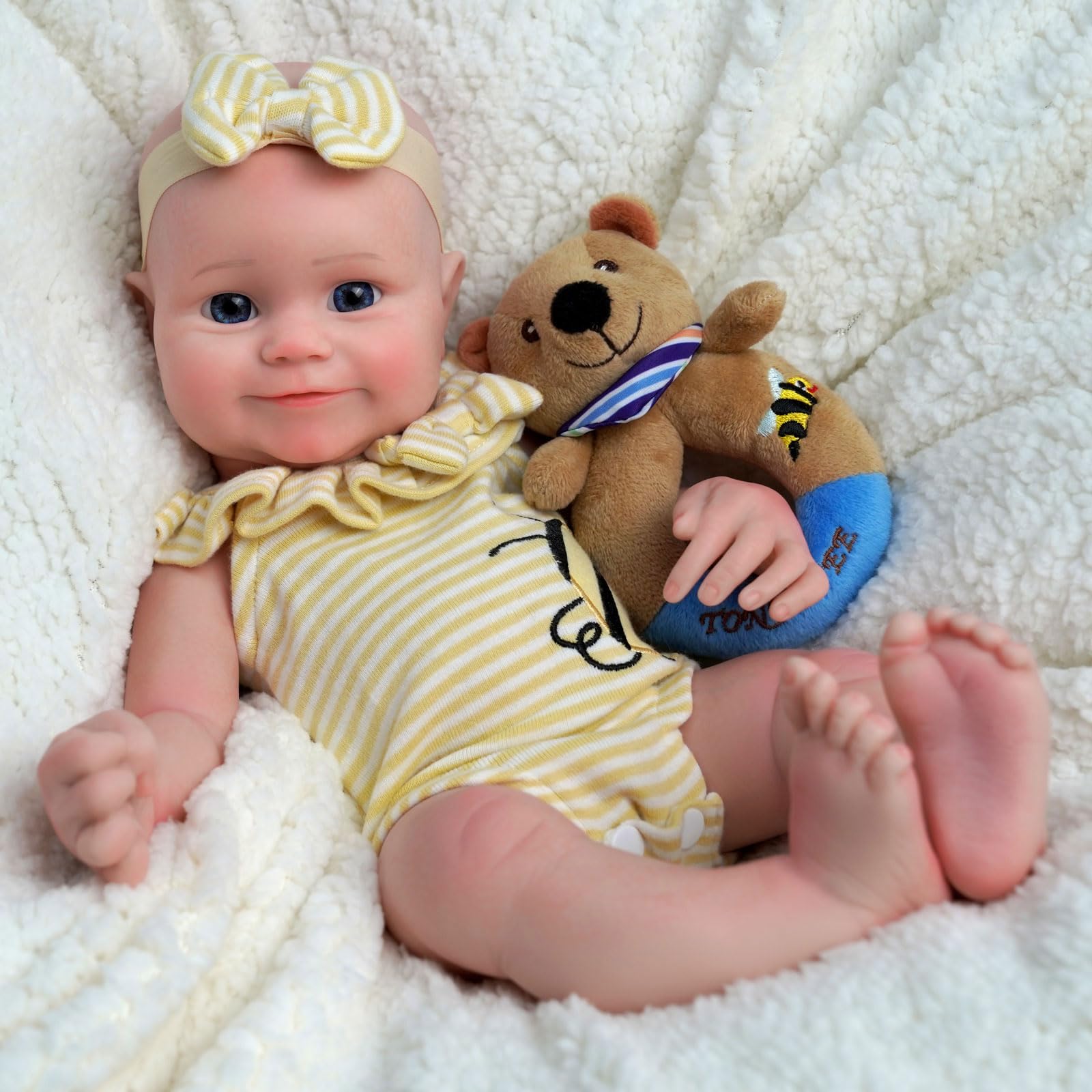16 Inch Realistic Weighted Silicone Reborn Baby Doll - 5.73lb Lifelike Newborn Doll with Complete Accessories | Perfect for Collectors, Photography Props, Therapy & Gift Giving
