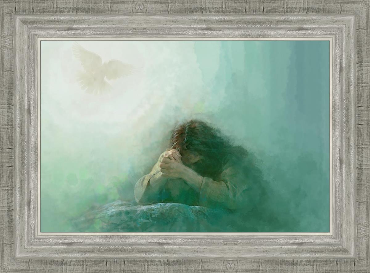 Lord Of Prayer By Yongsung Kim - Christian Wall Art & Home Decor for Living Room, Bedroom, Office Inspiration