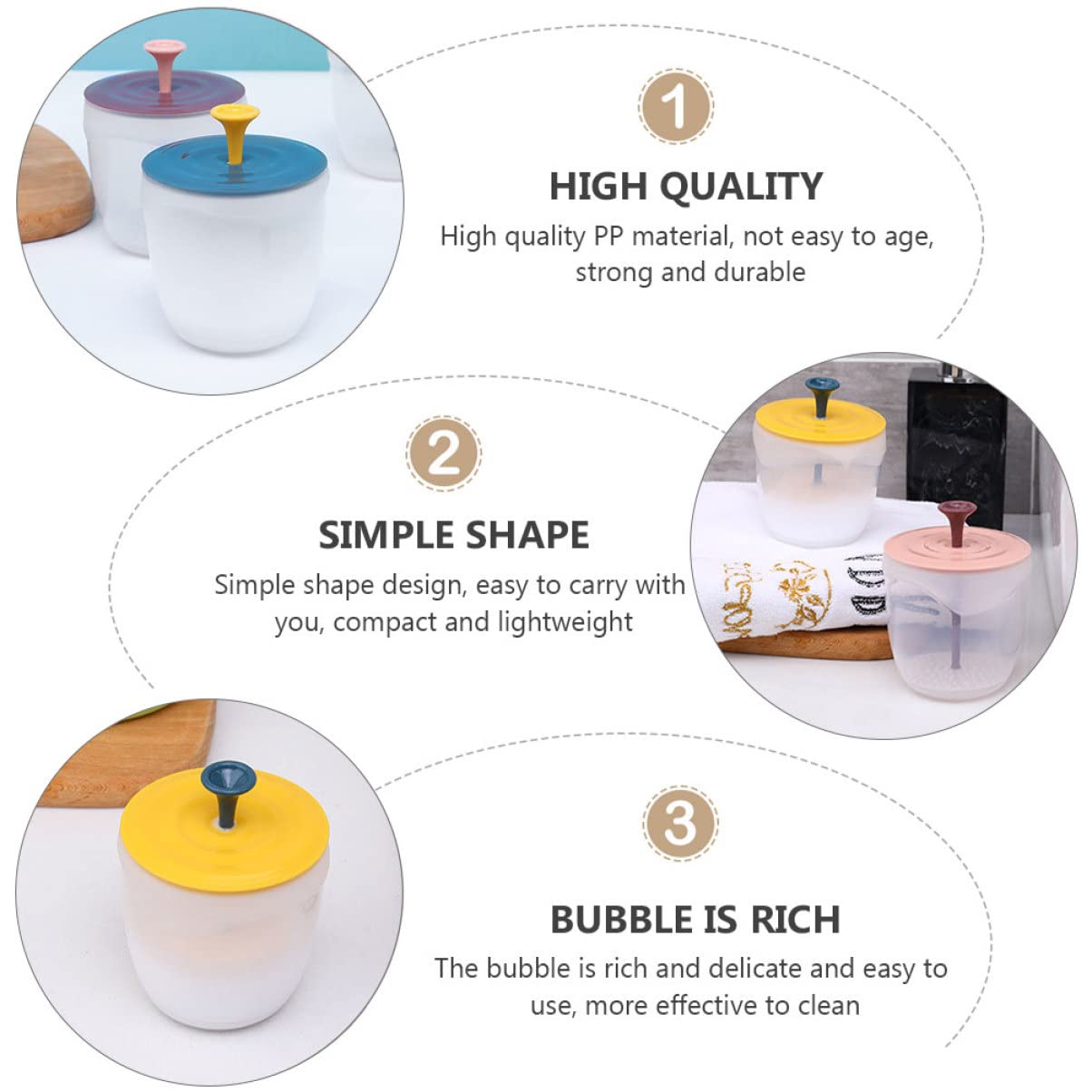 Gentle Foaming Face Wash Maker | Compact Bubble Cleanser Cup for Daily Skincare | Perfect for Travel & Home Use