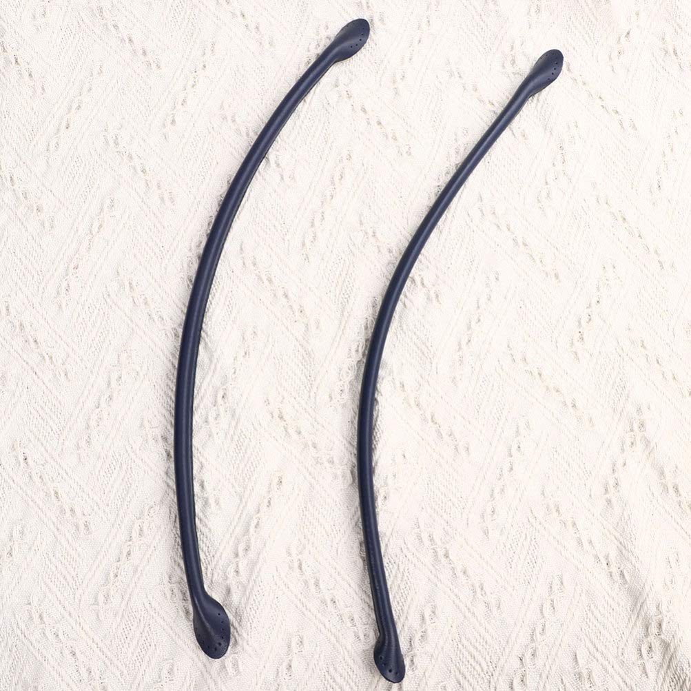 1 Pair Genuine Leather Bag Handles - Replacement Handbag Straps for Tote Bags, DIY Purse Strap Upgrade | Perfect for Handbag Repair, Custom Bag Making & Accessory Replacement