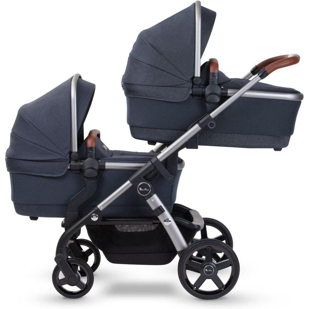 Silver Cross Wave Bassinet - Premium Portable Baby Bassinet for Newborns | Lightweight & Compact for Travel, Nursery, and Bedside Sleeping