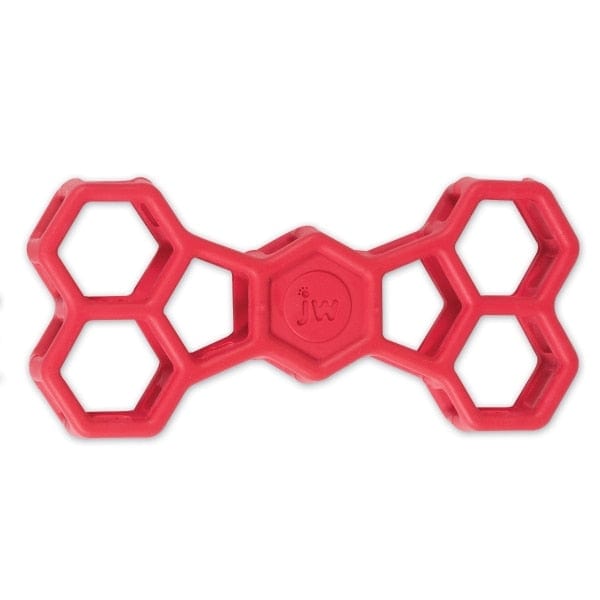 JW Hol-ee Roller Dog Chew Toy - Durable Rubber Fetch Ball for Aggressive Chewers, Interactive Play & Training - Perfect for Indoor, Outdoor, Beach & Pool Fun