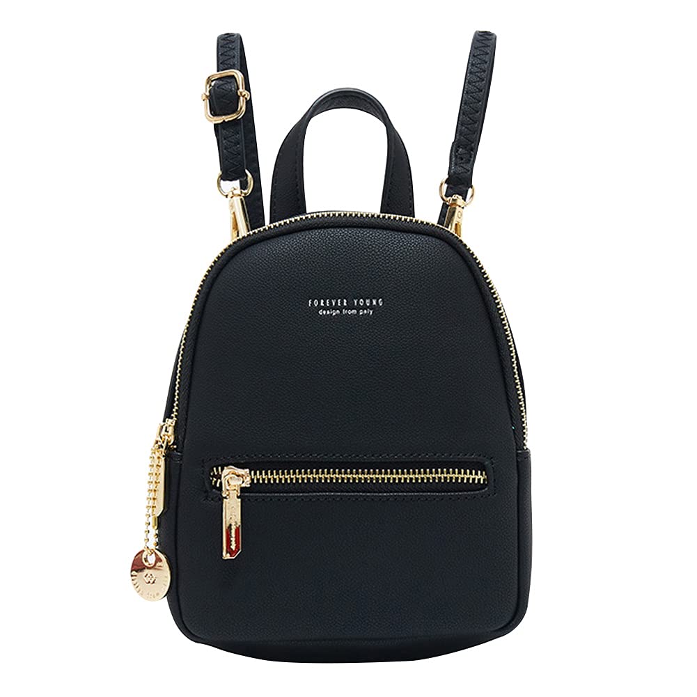 Aeeque Mini Backpack Purse for Women - Small Cute Backpack with Zipper Pockets for Teens & Girls - Perfect for Travel, School, Shopping & Daily Use