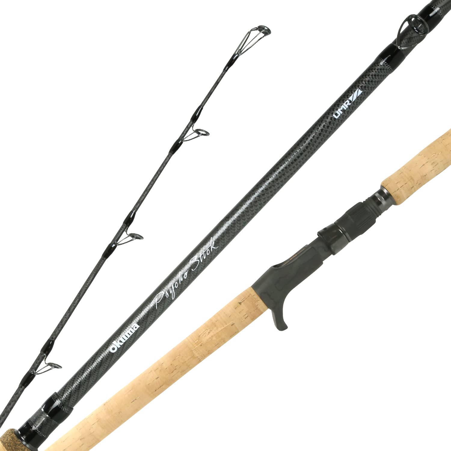 Okuma PSY-C-861XXH-T-FG Psycho Stick Musky Fishing Rod - Heavy Duty Casting Rod for Big Game Fish - Perfect for Freshwater & Saltwater Musky, Pike, and Bass Fishing