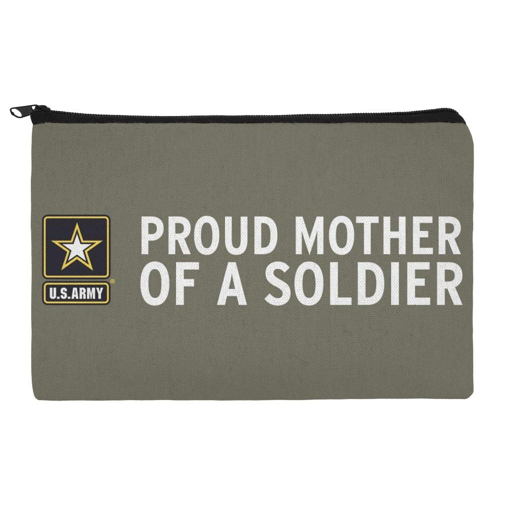 U.S. Army Mom Cosmetic Bag - Military Pride Makeup Organizer Pouch for Soldiers' Mothers | Perfect for Military Appreciation Events, Care Packages & Daily Use